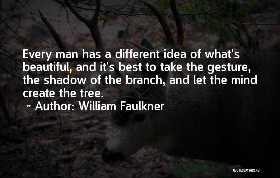 Gesture Quotes By William Faulkner
