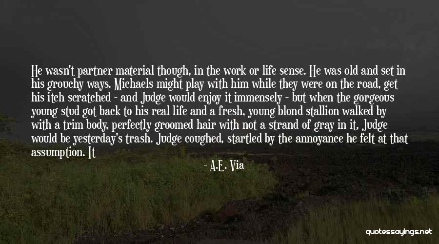 Get Back Life Quotes By A.E. Via Get Back Life Quotes By A.E. Via