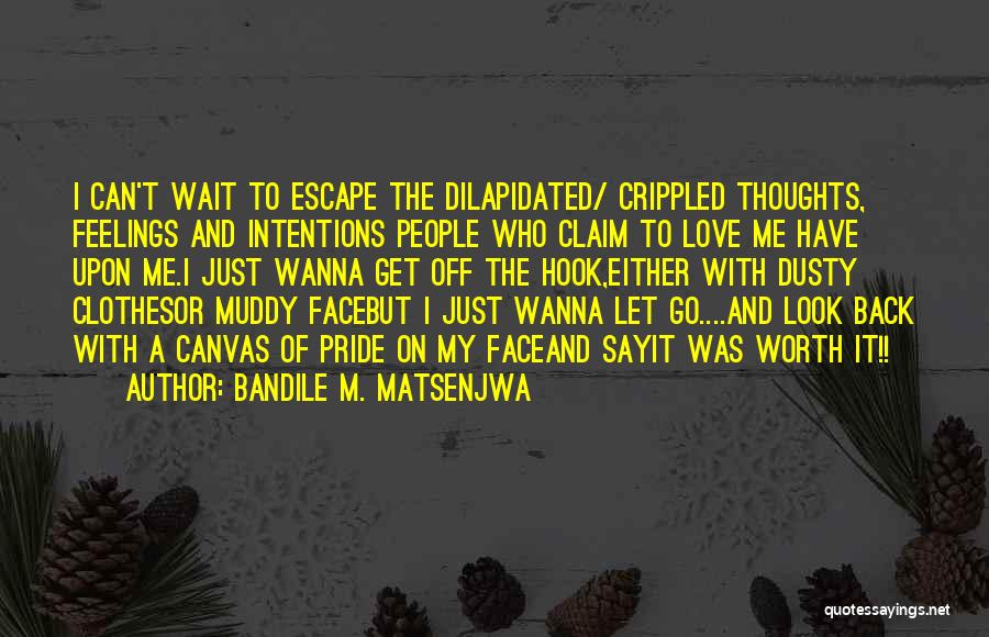 Get Back Love Quotes By Bandile M. Matsenjwa