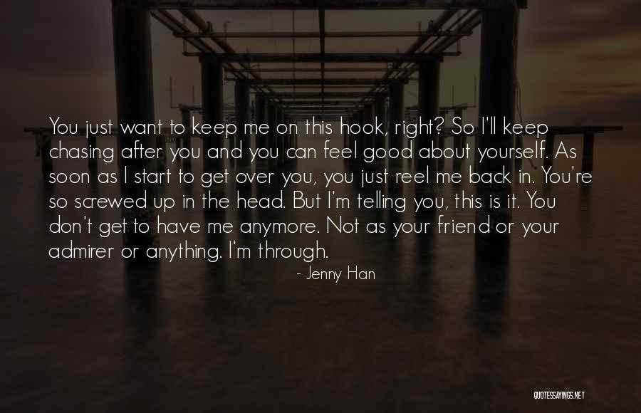 Get Back Soon Quotes By Jenny Han Get Back Soon Quotes By Jenny Han