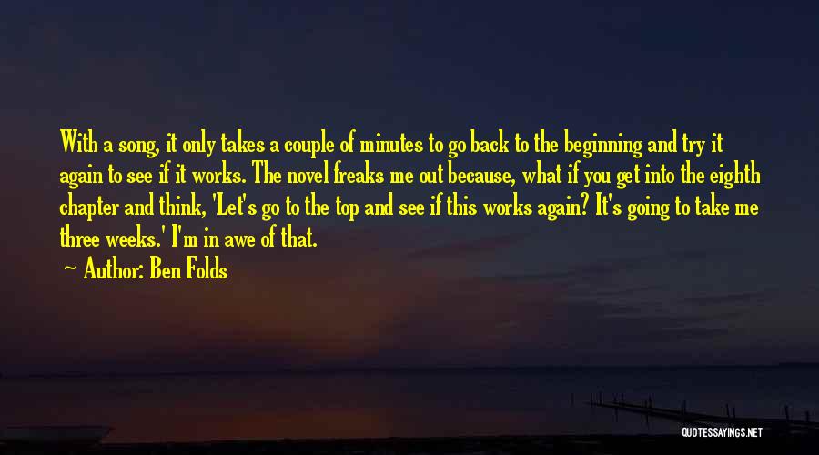 Get Back Up And Try Again Quotes By Ben Folds