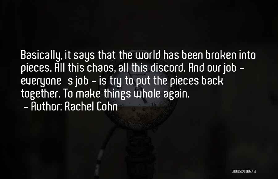 Get Back Up And Try Again Quotes By Rachel Cohn