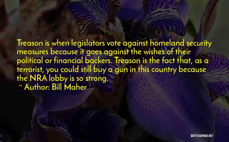 Get Backers Quotes By Bill Maher