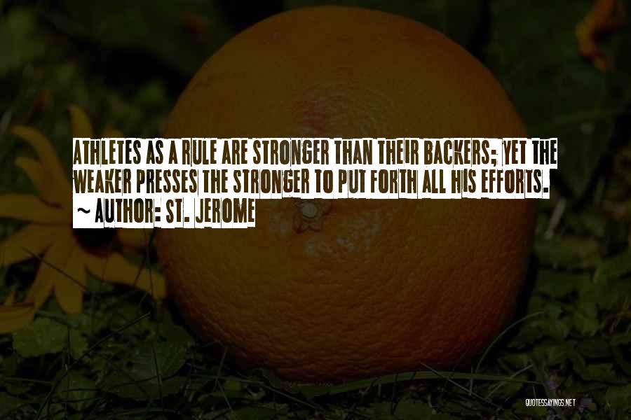 Get Backers Quotes By St. Jerome