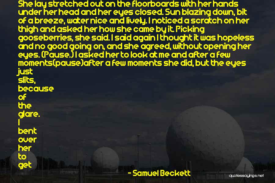 Get Bent Quotes By Samuel Beckett