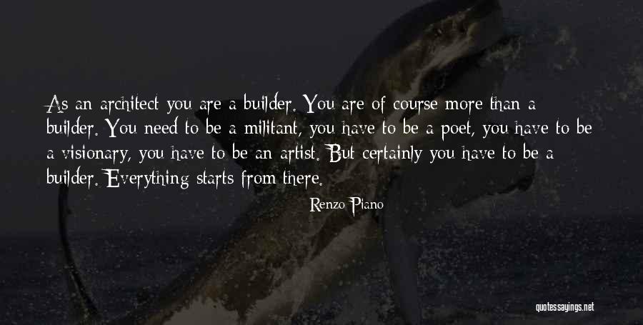 Get Builder Quotes By Renzo Piano