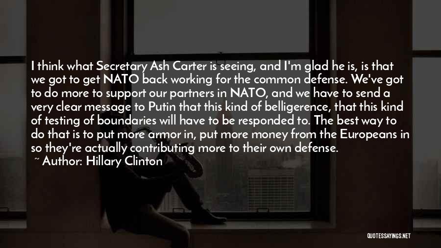 Get Carter Quotes By Hillary Clinton