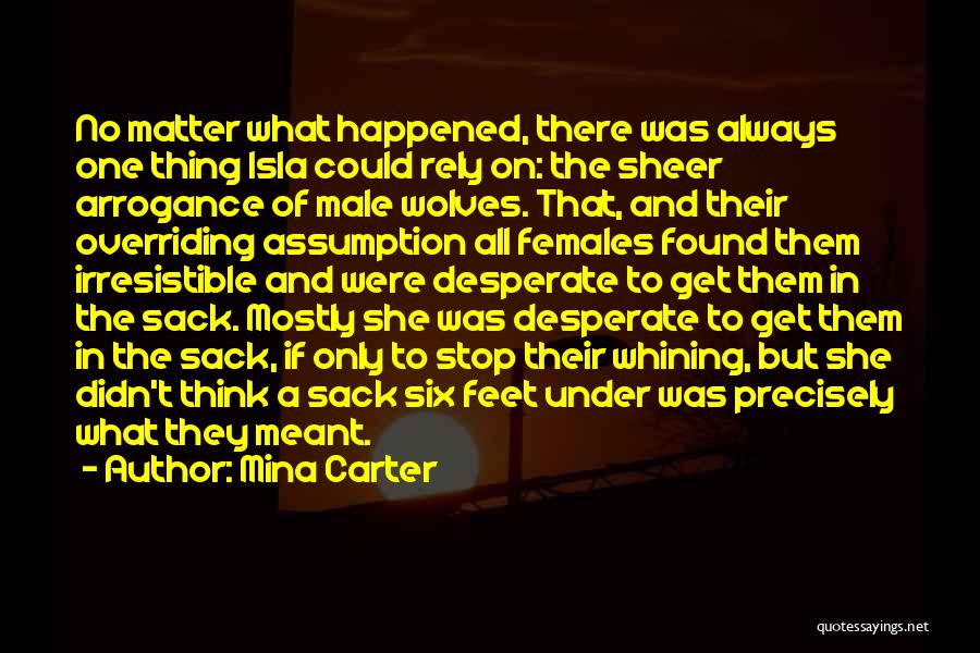 Get Carter Quotes By Mina Carter