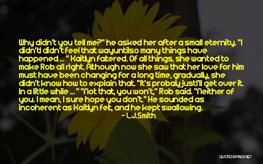 Get Her Back Love Quotes By L.J.Smith