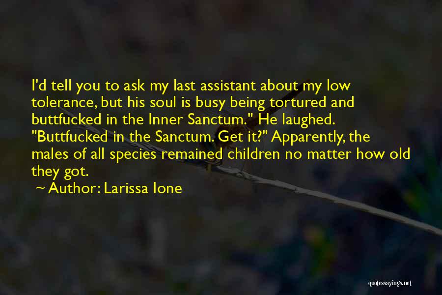 Get Low Quotes By Larissa Ione