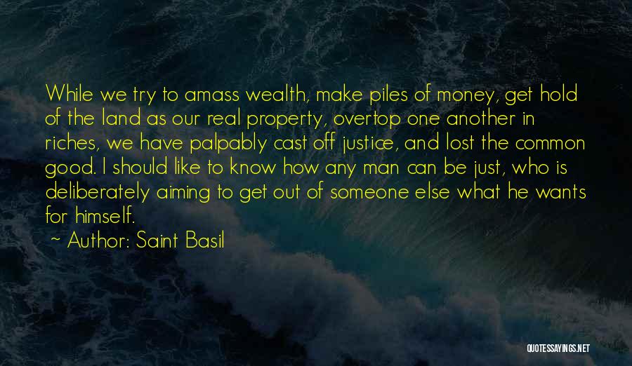 Get Money Quotes By Saint Basil