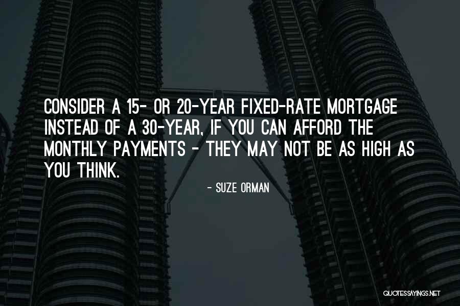 Get Mortgage Rate Quotes By Suze Orman