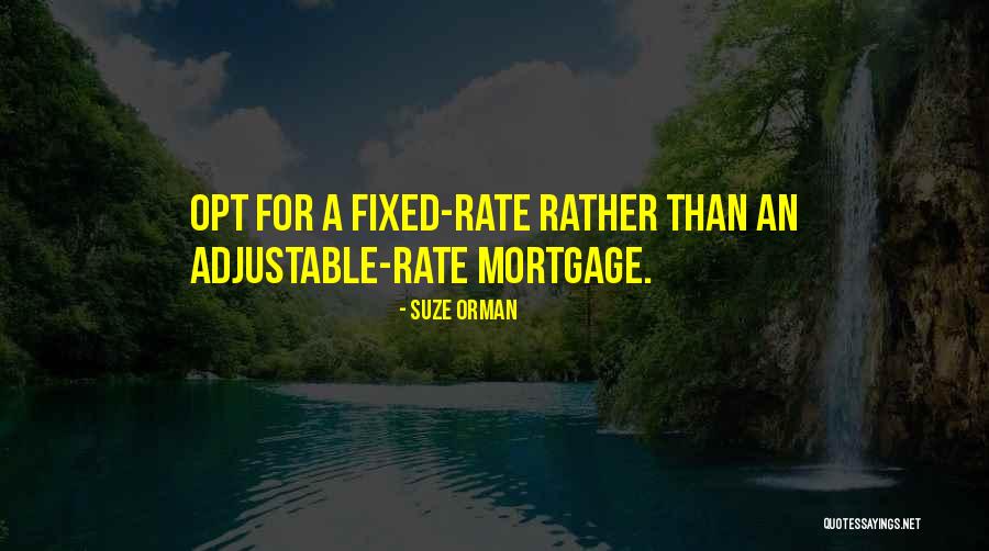 Get Mortgage Rate Quotes By Suze Orman