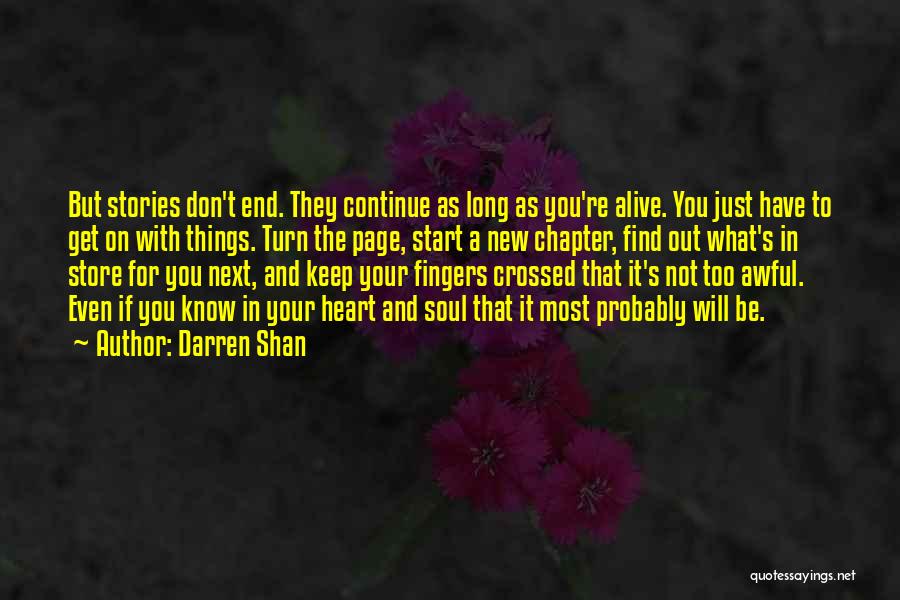 Get Out Alive Quotes By Darren Shan