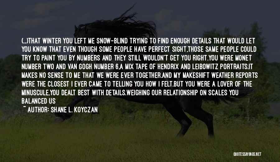 Get Out Of Relationship Quotes By Shane L. Koyczan