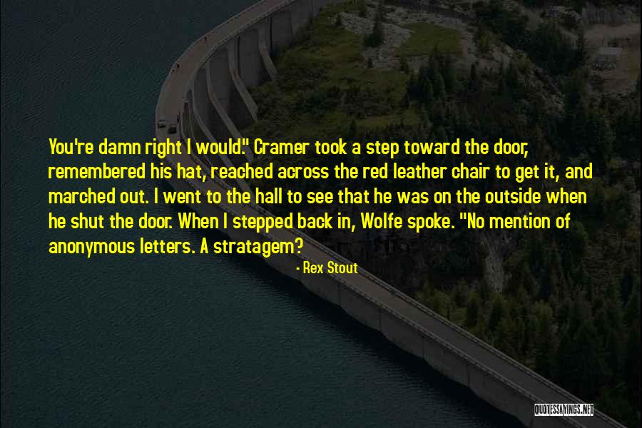 Get Outside Quotes By Rex Stout