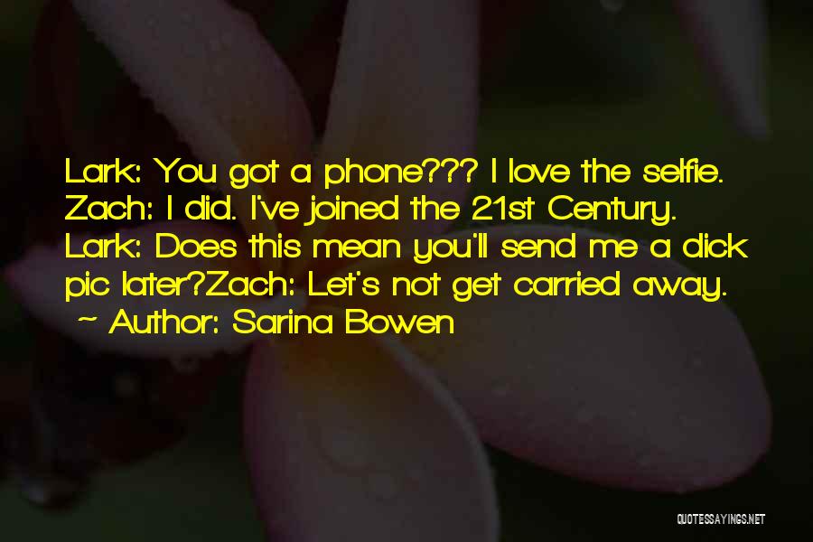 Get Over It Pic Quotes By Sarina Bowen