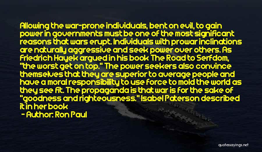 Get Over Self Quotes By Ron Paul