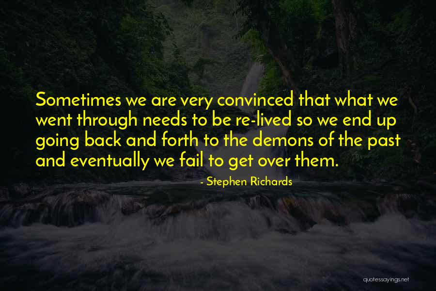 Get Over The Past Quotes By Stephen Richards