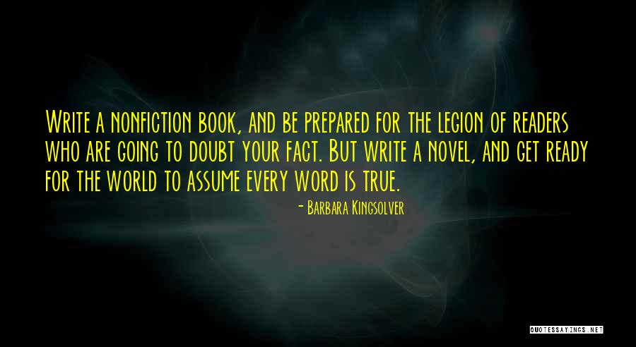 Get Prepared Quotes By Barbara Kingsolver Get Prepared Quotes By Barbara Kingsolver