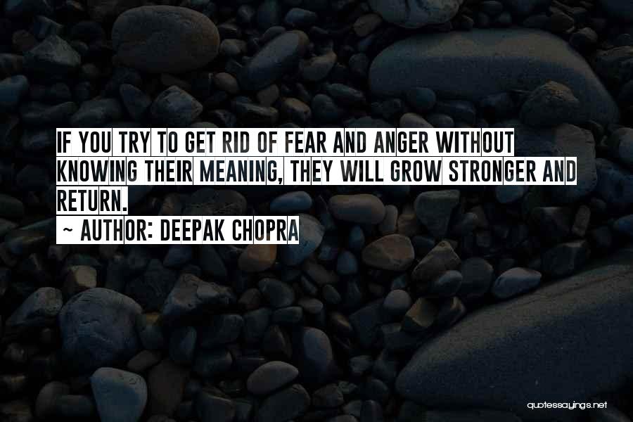 Get Rid Of Fear Quotes By Deepak Chopra