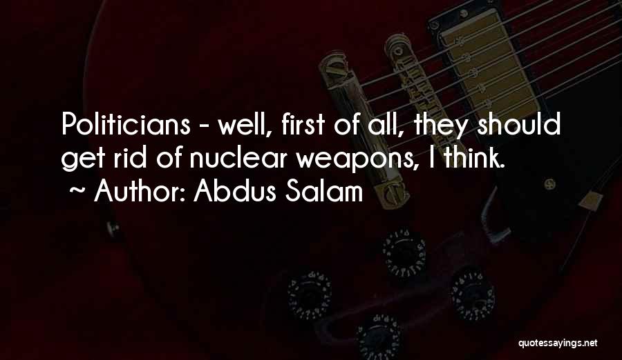 Get Rid Of Quotes By Abdus Salam
