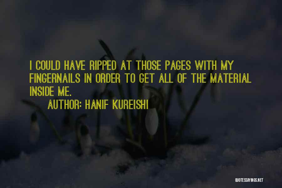 Get Ripped Quotes By Hanif Kureishi