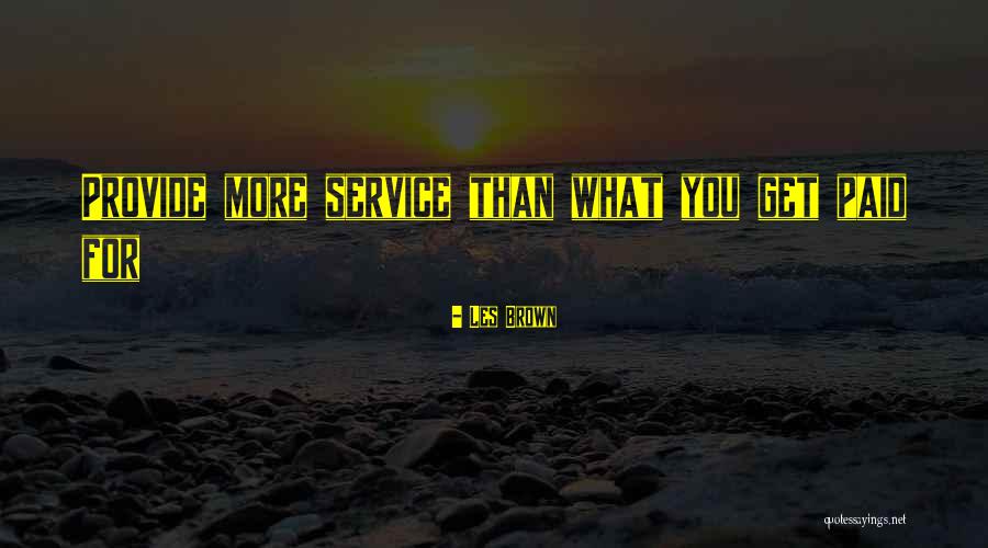 Get Service Quotes By Les Brown