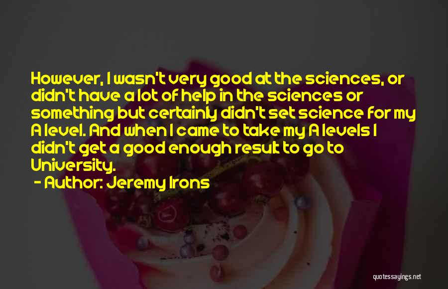 Get Set Go Quotes By Jeremy Irons