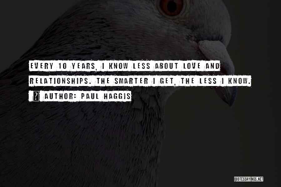 Get Smarter Quotes By Paul Haggis