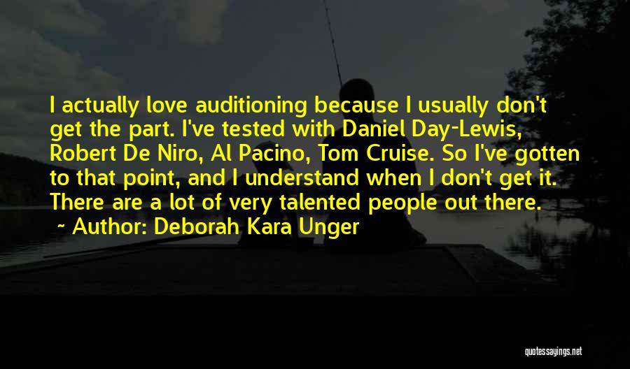 Get Tested Quotes By Deborah Kara Unger