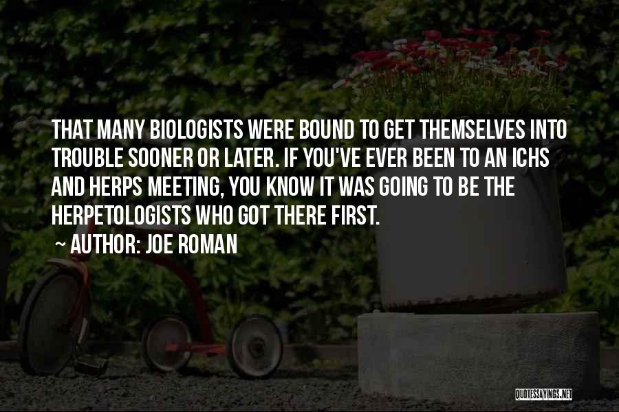 Get There First Quotes By Joe Roman