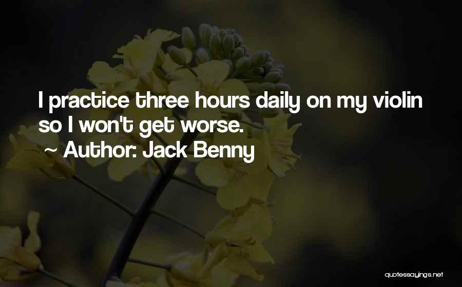 Get Three Quotes By Jack Benny