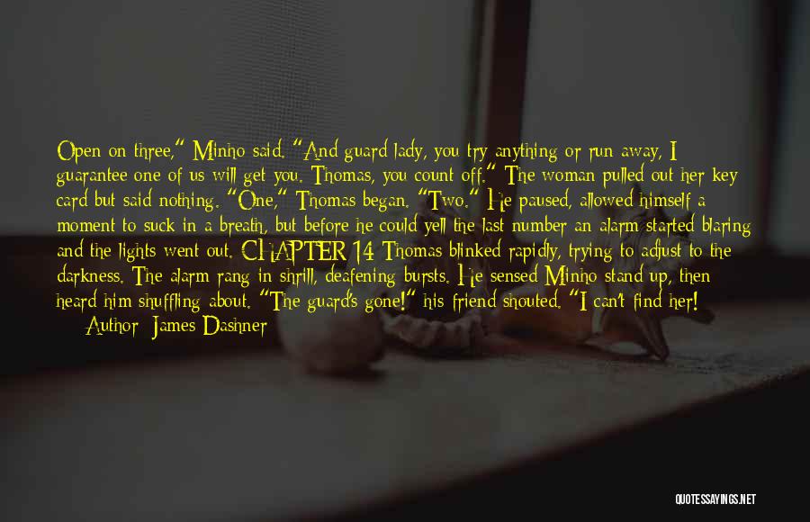 Get Three Quotes By James Dashner