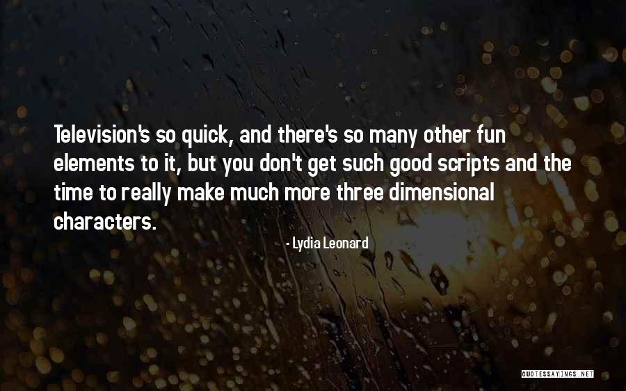 Get Three Quotes By Lydia Leonard