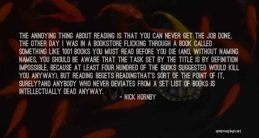 Get Through The Day Quotes By Nick Hornby