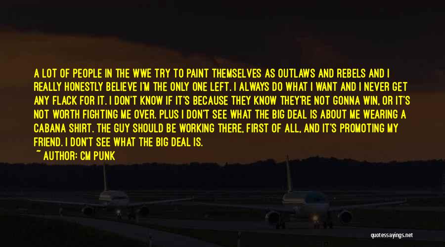 Get To Know Me First Quotes By CM Punk