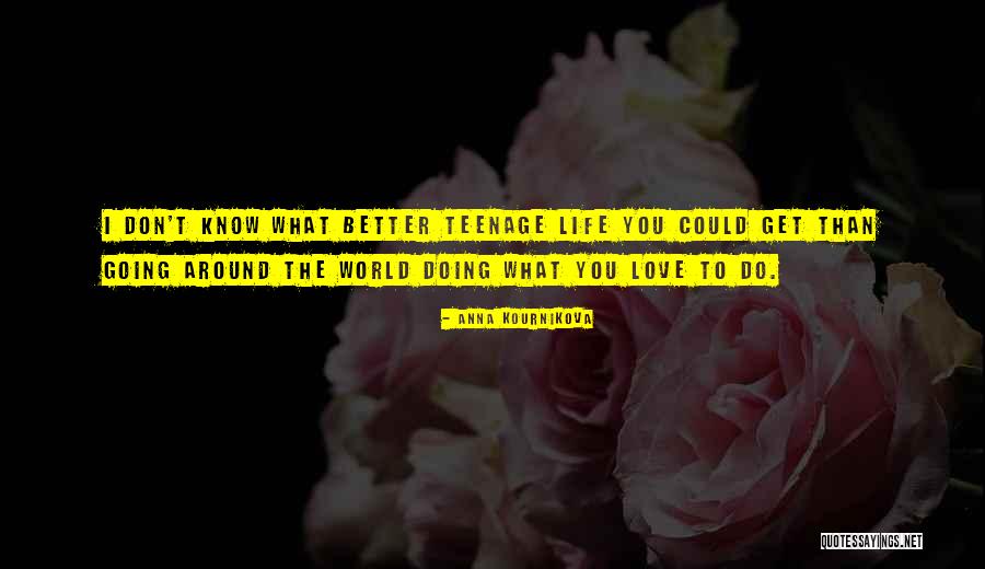 Get To Know The World Quotes By Anna Kournikova Get To Know The World Quotes By Anna Kournikova