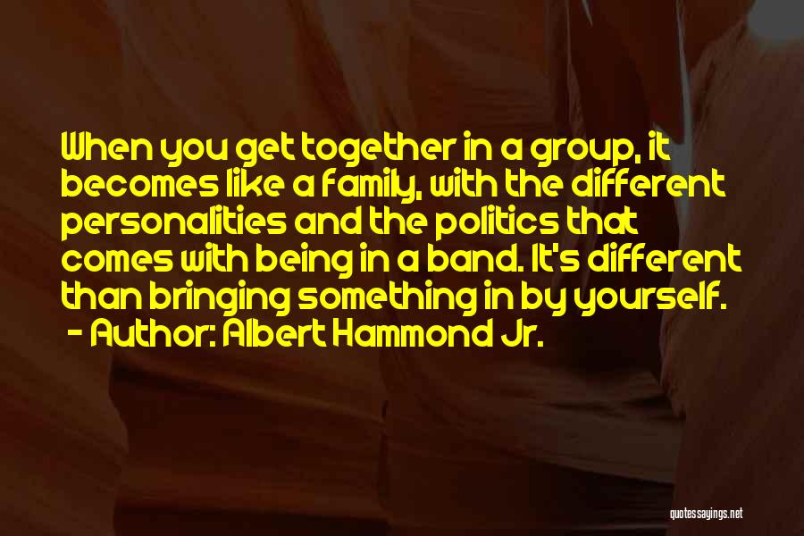 Get Together With Family Quotes By Albert Hammond Jr.