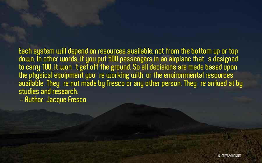 Get Up And Carry On Quotes By Jacque Fresco