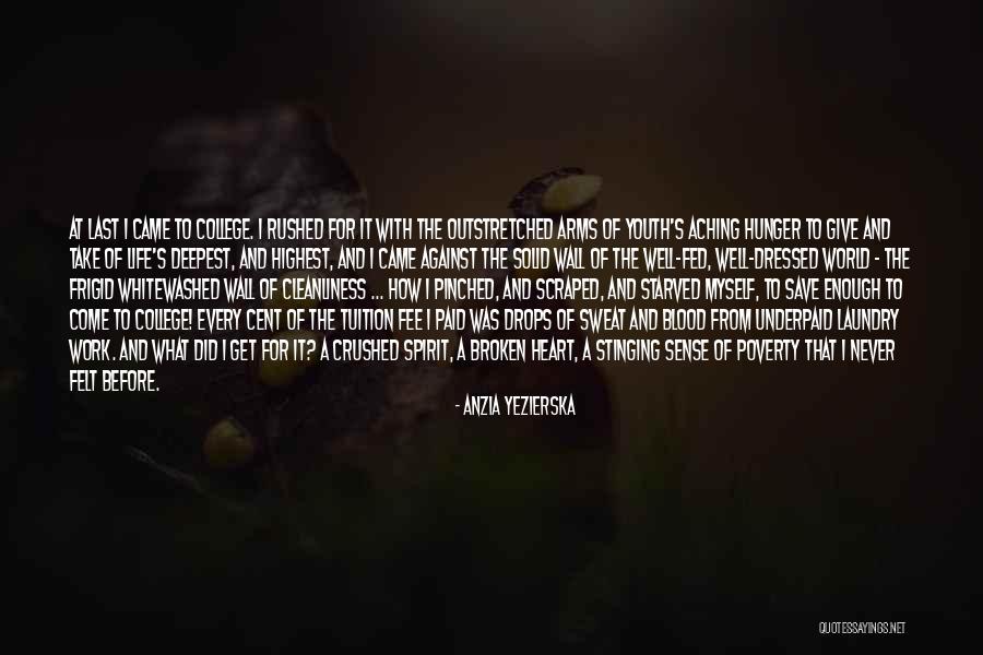Get Up Dressed Up Never Give Up Quotes By Anzia Yezierska
