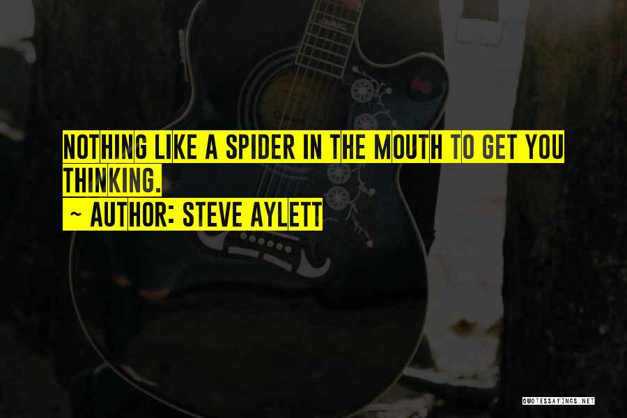 Get You Thinking Quotes By Steve Aylett