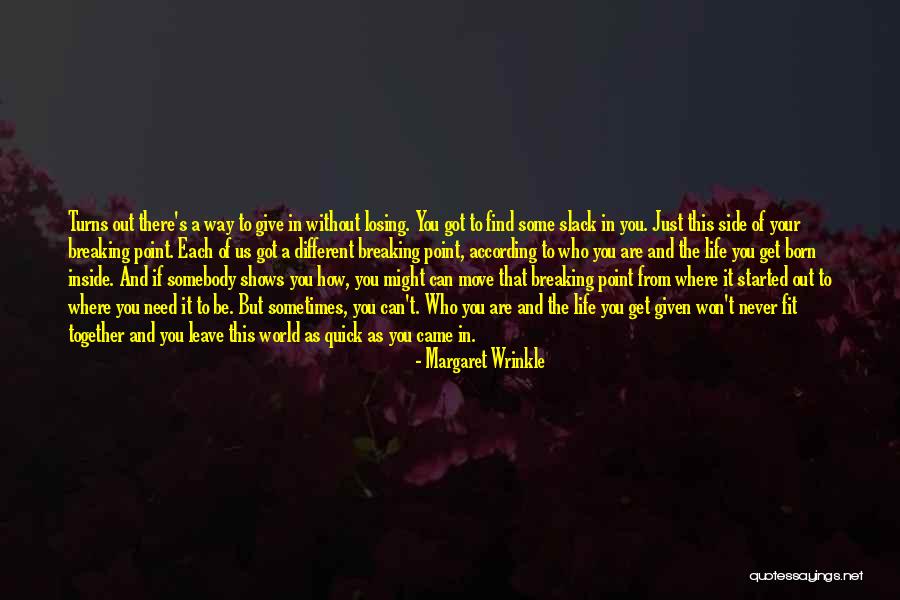 Get Your Life Together Quotes By Margaret Wrinkle Get Your Life Together Quotes By Margaret Wrinkle