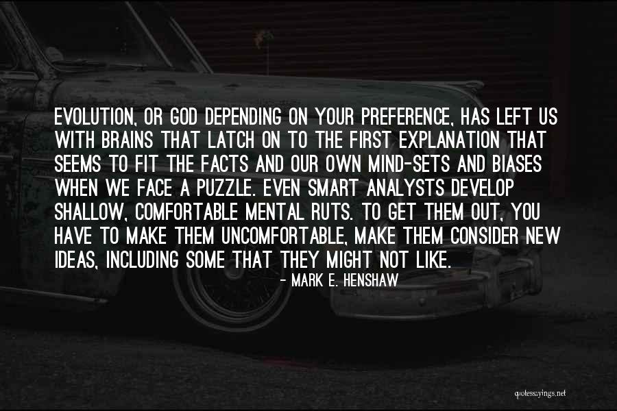 Get Your Own Ideas Quotes By Mark E. Henshaw Get Your Own Ideas Quotes By Mark E. Henshaw