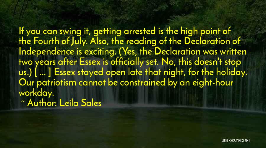 Getting Arrested Quotes By Leila Sales