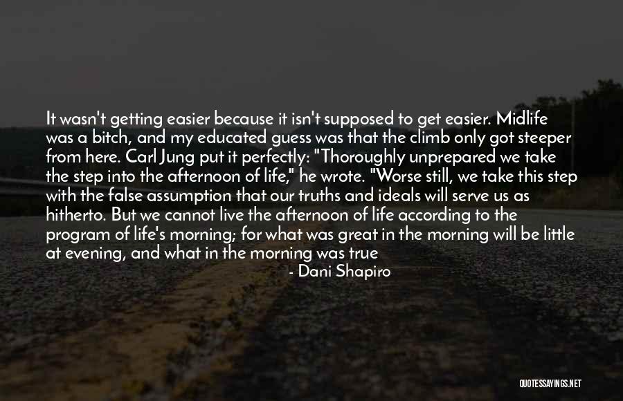 Getting Away From Life Quotes By Dani Shapiro Getting Away From Life Quotes By Dani Shapiro