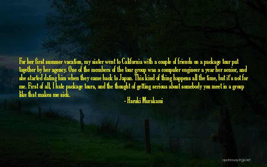 Getting Back Together With Friends Quotes By Haruki Murakami