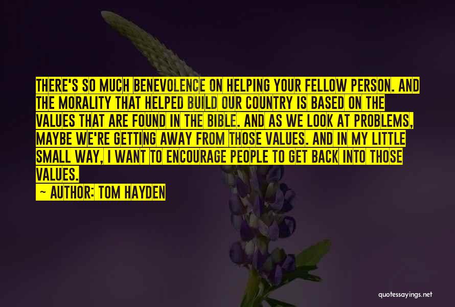Getting Back Up Bible Quotes By Tom Hayden