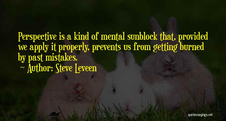 Getting Burned Quotes By Steve Leveen