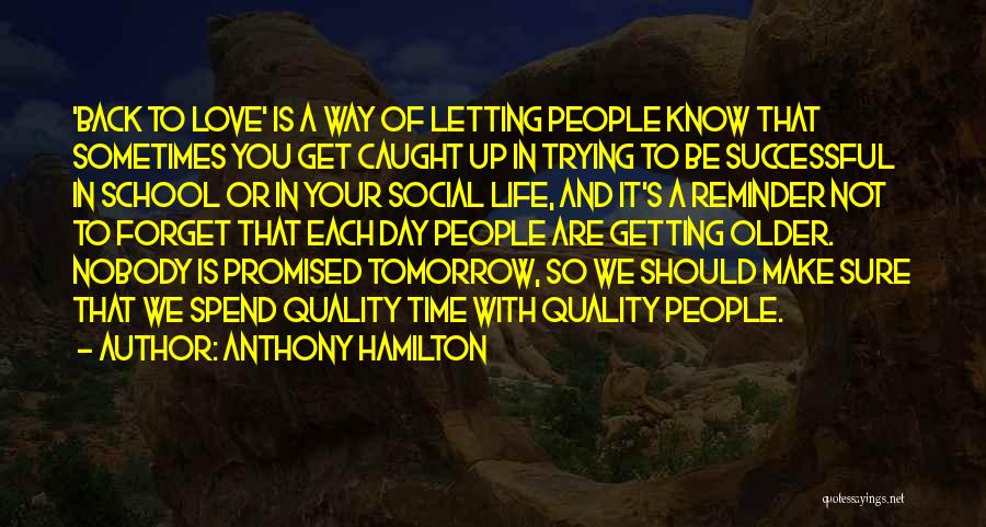 Getting Caught Up In Life Quotes By Anthony Hamilton